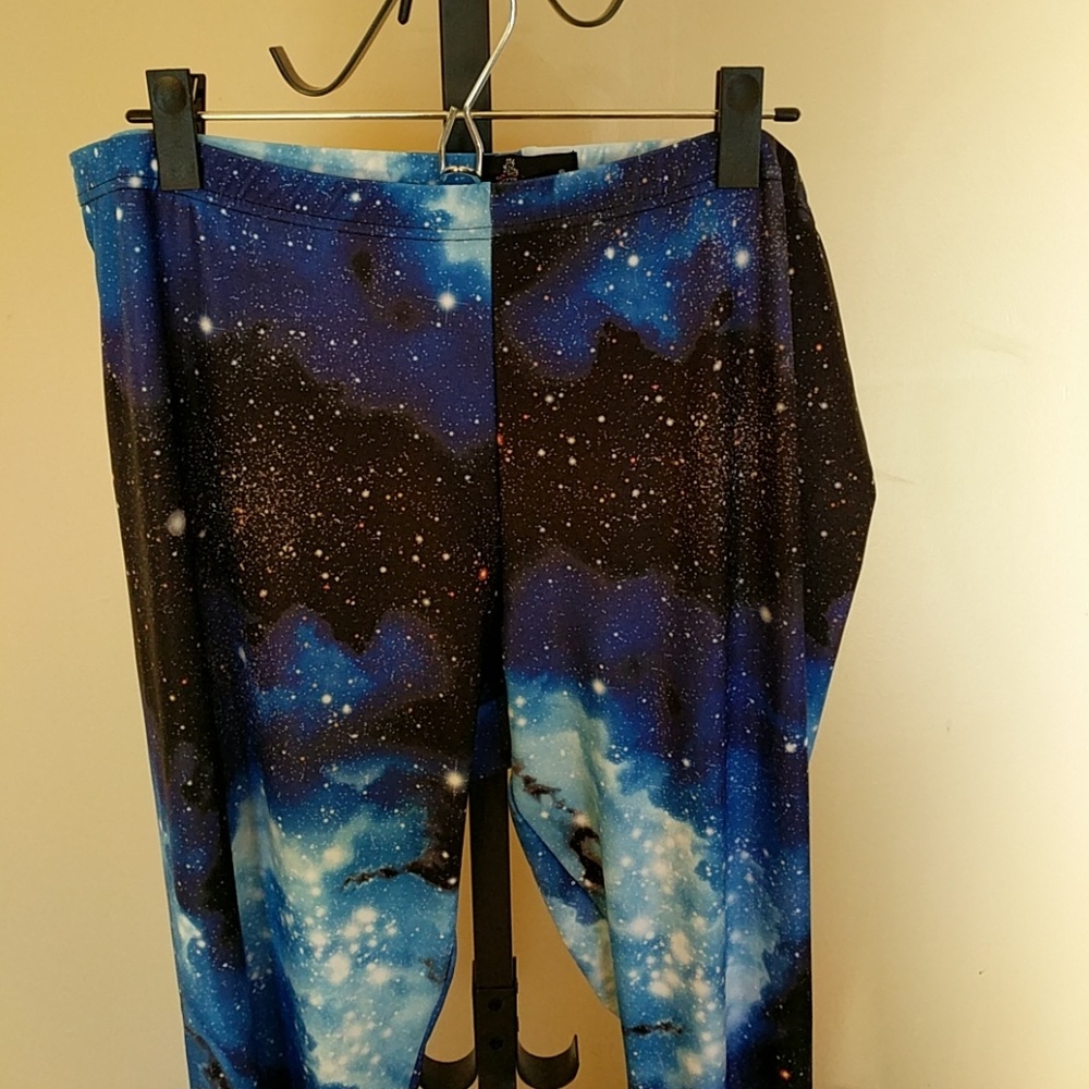 Galaxy leggings by Insanity from Hot Topic